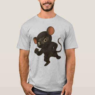Ninja Mouse T-Shirt | Funny Tecknad Martial Arts D