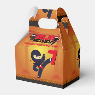 NINJA Movie Star Warrior Kicking it Karate Party Presentaskar