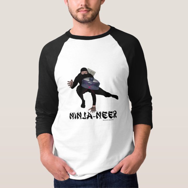Ninja-neer T-tröja Tee (Framsida)