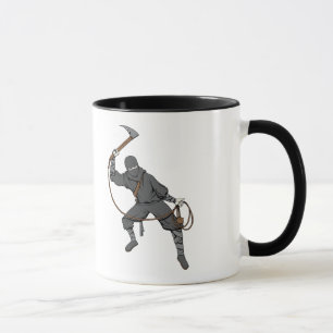 Ninja ~ Ninjas 3 Martialkonst Warrior Fantasy Art Mugg
