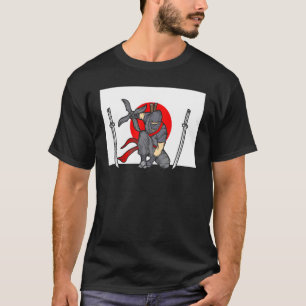 Ninja Ninjutsu Vuxna Manar Boys Girls Shaolin Swor T Shirt