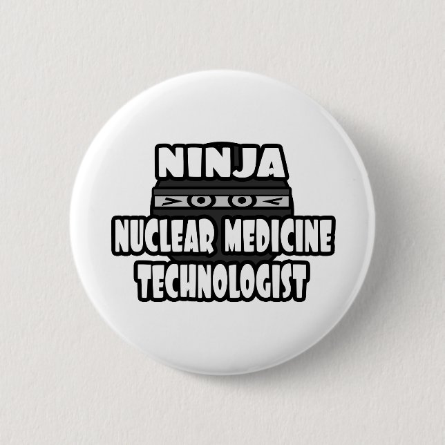 Ninja Nuclear Medicine Technolog Knapp (Framsida)