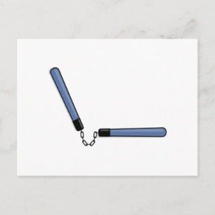 Ninja Nunchucks Vykort