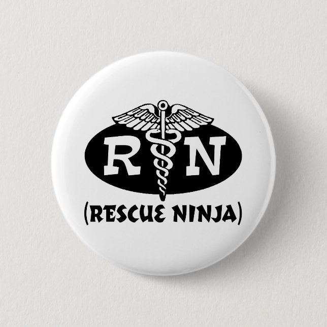 Ninja Nurse Knapp (Framsida)