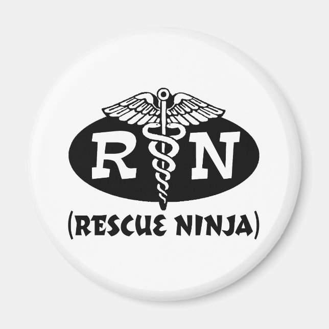 Ninja Nurse Magnet (Framsidan)