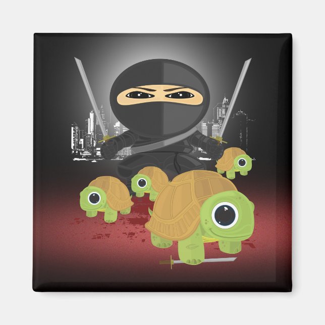 Ninja och Turtles Magnet (Framsidan)