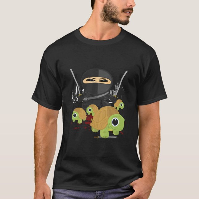 Ninja och Turtles T Shirt (Framsida)
