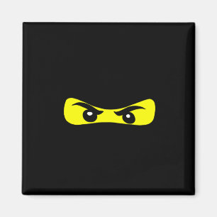 Ninja Ögon Roligt Halloween Ninja Costume Magnet