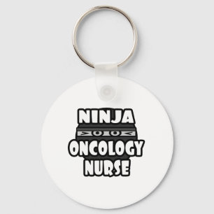 Ninja Oncology Nurse Nyckelring