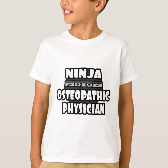 Ninja Osteopatic Physician T-shirt (Framsida)