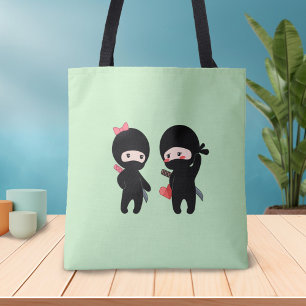 Ninja Pair, en pojke och en flicka på Grönten Tygkasse
