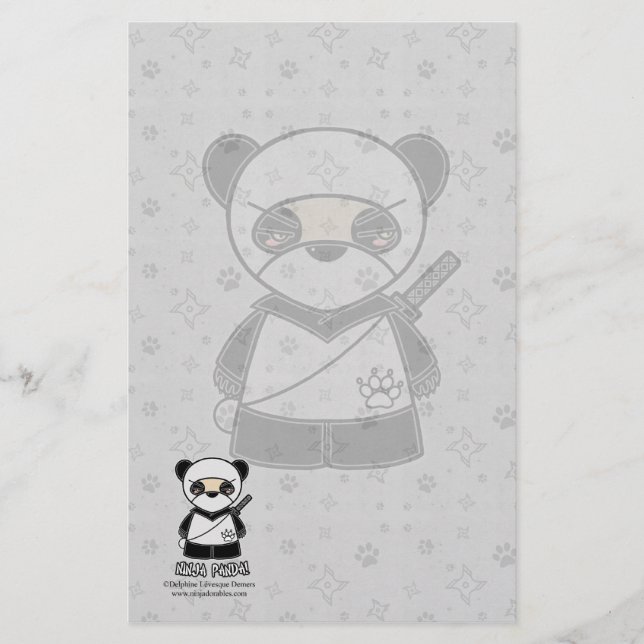 Ninja Panda! Brevpapper (Framsida)