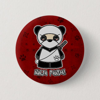 Ninja Panda! I rött knäppas Knapp