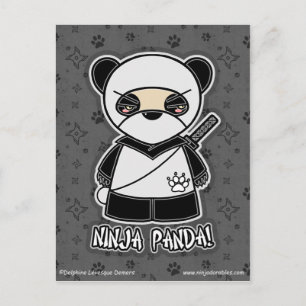 Ninja Panda! Vykort