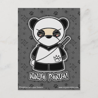 Ninja Panda! Vykort