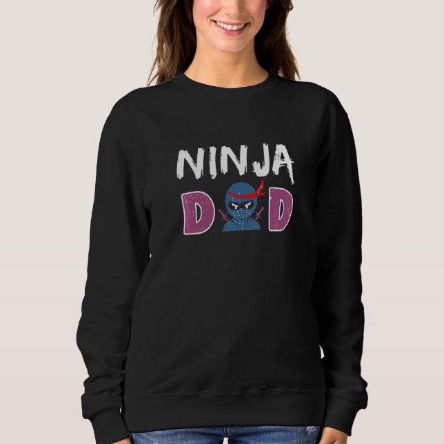 Ninja Pappa Stealth Master Ninja T Shirt (Framsida)