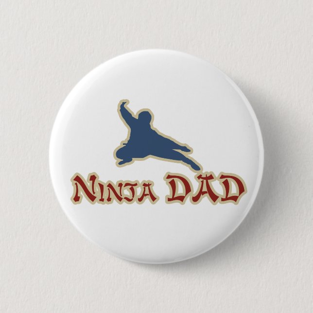 Ninja pappafärg knapp (Framsida)