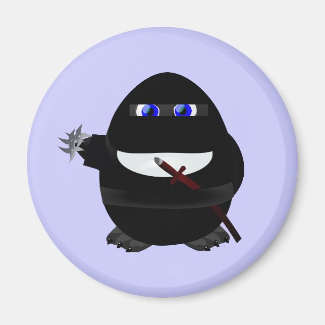 Ninja Penguin Magnet (Framsidan)