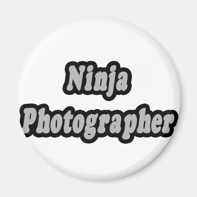 Ninja Photographer Magnet (Framsidan)