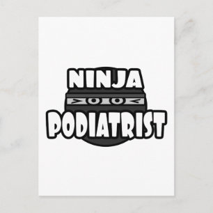 Ninja Podiatrist Vykort