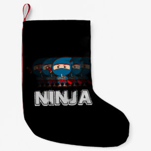 Ninja pojke liten julstrumpa