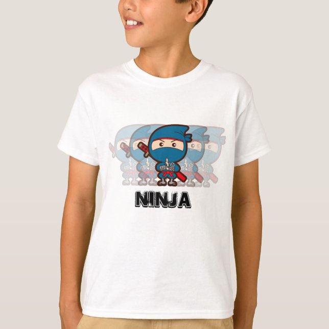 Ninja pojke t-shirt (Framsida)