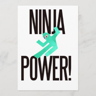 Ninja Power Inbjudningar