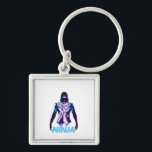 Ninja Power Keychain - Fold Martial Arts Character Fyrkantig Silverfärgad Nyckelring<br><div class="desc">Bär med dig själ, styrka och stil var du än är med den här öga-fångstande ninjakedjan. Den här nyckelkedjan har en kraftfull ninja-design och är en perfekt för martialkonst älskare, anime fläkt eller någon som uppskattar djärva och unika tillbehör. Den är gjord av hållbara material och utformad för daglig använda...</div>