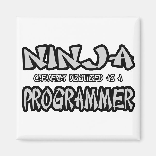 Ninja...Programmer Magnet (Framsidan)