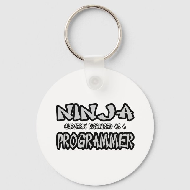 Ninja...Programmer Nyckelring (Framsida)