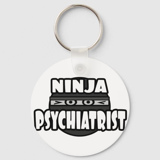 Ninja Psychiatrist Nyckelring (Framsida)