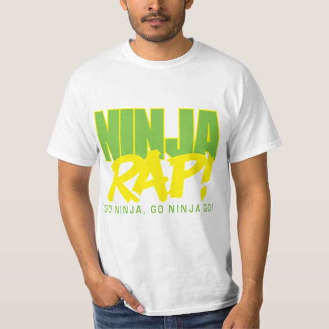 Ninja rappar! Går går Ninja, Ninja går! T Shirt (Framsida)
