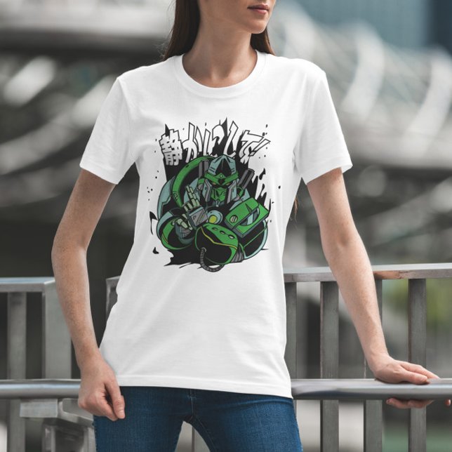 Ninja Robot Japanska Stil T Shirt Desing (Skapare uppladdad)