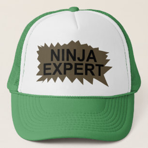 Ninja sakkunnig hatt truckerkeps