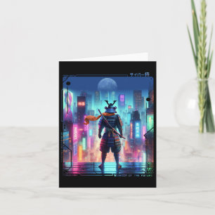 Ninja Samurai Electric Pole på japanska Retro Cybe Kort