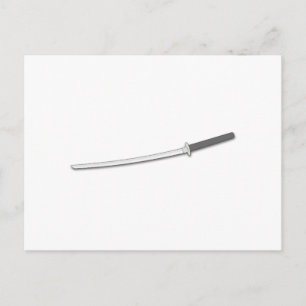 Ninja Samurai Sword Vykort