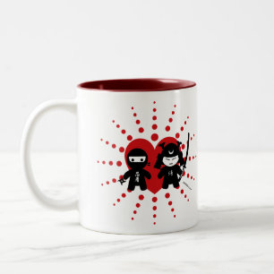 Ninja & Samurai Två-Tonad Mugg