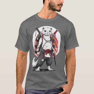 Ninja Samuraj Anime Iller Manga Warrior pojke T Shirt