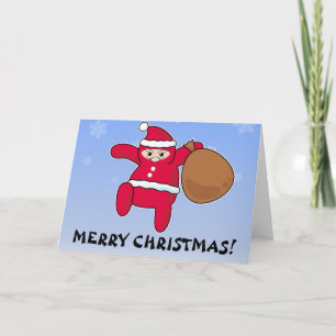 Ninja Santa? God jul! Helgkort
