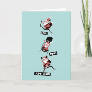 Ninja Santa's Kickass-jul Kort