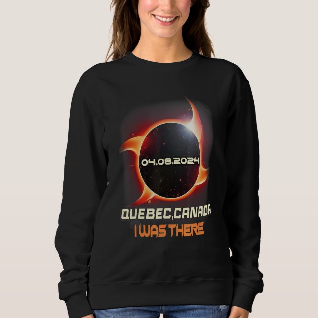Ninja Shuriken Total Solar Eclipse 2024 Quebec Can T Shirt (Framsida)