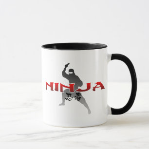 Ninja Silhouette Mugg