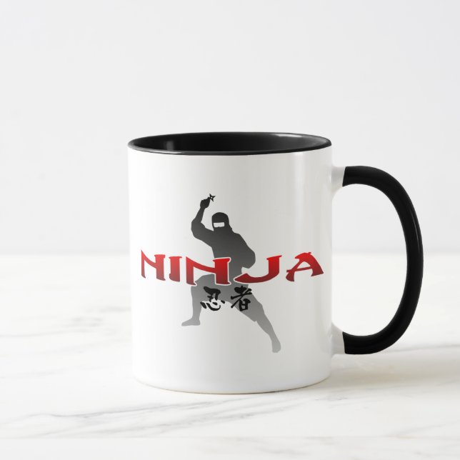Ninja Silhouette Mugg (Höger)