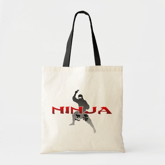 Ninja Silhouette Tygkasse (Framsidan)