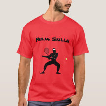 Ninja Skills tennis Player med text