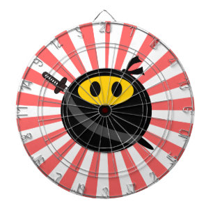 Ninja smiley face darttavla