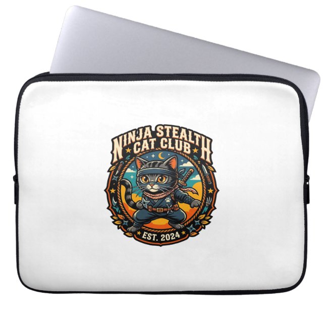 Ninja Smygkatt Kattmamma Presentidé - Ninja Smygka Laptop Fodral (Framsidan)