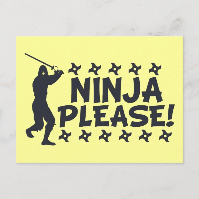 Ninja Snälla Vykort (Framsida)