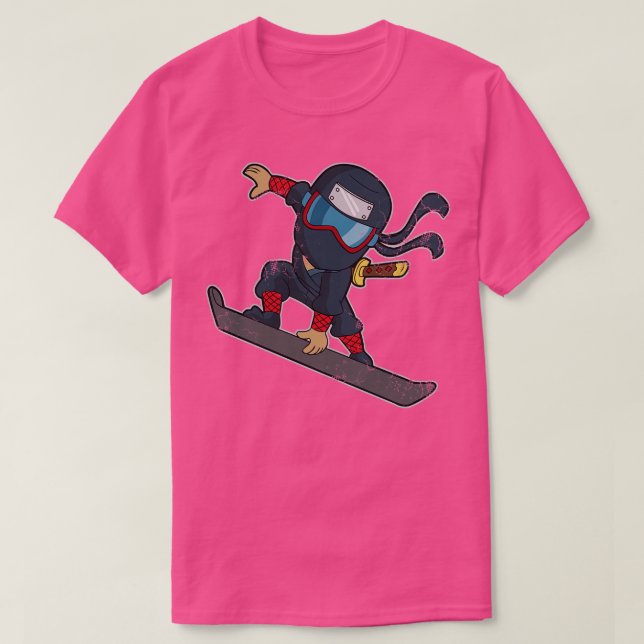 Ninja Snowboard Snowboarder Snowboarding Winter Sp T Shirt (Design framsida)