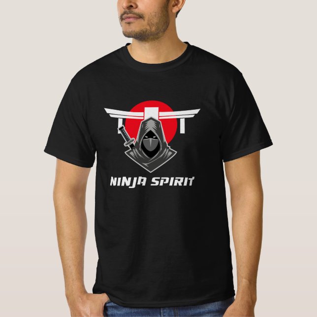 Ninja Spirit Martial Arts T Shirt (Framsida)